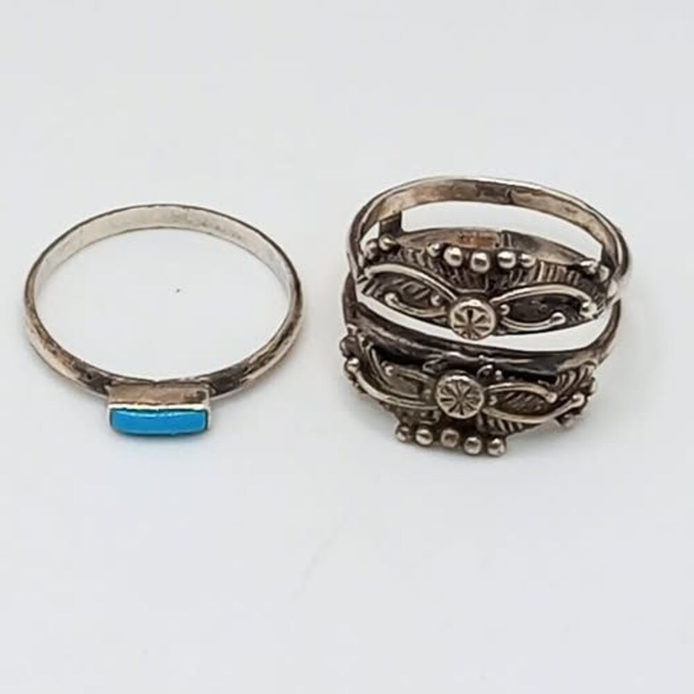 Native American Navajo Turquoise Ring - Picture 5 of 5